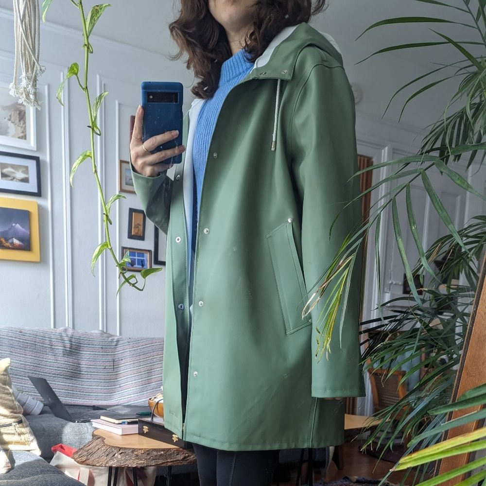 Stutterheim Stockholm Green Raincoat